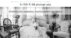 Desktop Screenshot of davidpagephotography.com